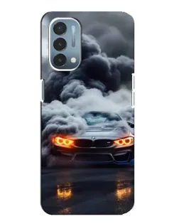 Чехол для OnePlus Nord N200 5G (DE211) с картинкой «BMW в дыму»