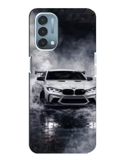 Чехол для OnePlus Nord N200 5G (DE211) с картинкой «BMW сквозь туман»