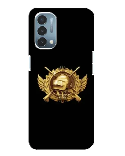 Чехол для OnePlus Nord N200 5G (DE211) с картинкой «PUBG — оранжевый градиент»