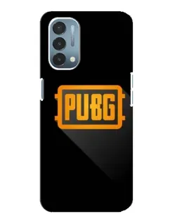Чехол для OnePlus Nord N200 5G (DE211) с картинкой «PUBG — рамка лого»