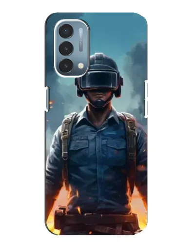 Чехол для OnePlus Nord N200 5G (DE211) с картинкой «PUBG — реалистичный герой»