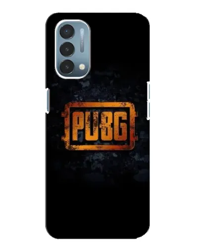 Чехол для OnePlus Nord N200 5G (DE211) с картинкой «PUBG — золотой логотип»