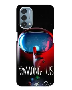 Чехол для OnePlus Nord N200 5G (DE211) с картинкой «Красный импостер — макро» Чехол для OnePlus Nord N200 5G (DE211) с картинкой «Красный импостер — макро»