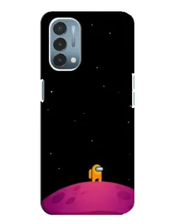 Чехол для OnePlus Nord N200 5G (DE211) с картинкой «Одинокий герой на планете» Чехол для OnePlus Nord N200 5G (DE211) с картинкой «Одинокий герой на планете»