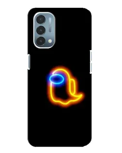 Чехол для OnePlus Nord N200 5G (DE211) с картинкой «Among Us неоновое сияние» Чехол для OnePlus Nord N200 5G (DE211) с картинкой «Among Us неоновое сияние»