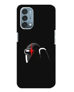 Чехол для OnePlus Nord N200 5G (DE211) с картинкой «Among Us шлем» Чехол для OnePlus Nord N200 5G (DE211) с картинкой «Among Us шлем»