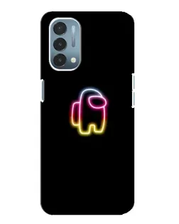 Чехол для OnePlus Nord N200 5G (DE211) с картинкой «Among Us градиент»