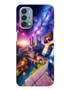 Чехол для OnePlus Nord N200 5G (DE211) с картинкой «Стив и космос» Чехол для OnePlus Nord N200 5G (DE211) с картинкой «Стив и космос»