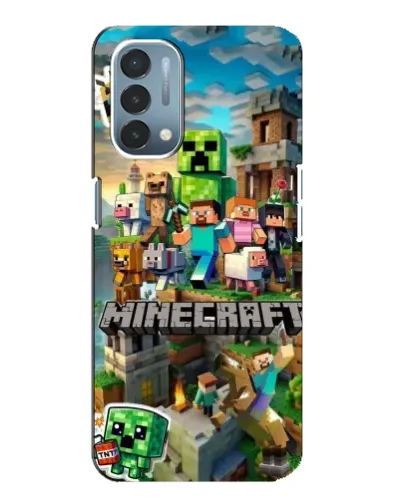 Чехол для OnePlus Nord N200 5G (DE211) с картинкой «Замок Minecraft» Чехол для OnePlus Nord N200 5G (DE211) с картинкой «Замок Minecraft»
