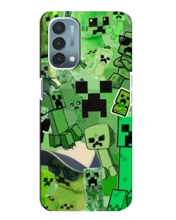 Чехол для OnePlus Nord N200 5G (DE211) с картинкой «Криперы Minecraft» Чехол для OnePlus Nord N200 5G (DE211) с картинкой «Криперы Minecraft»
