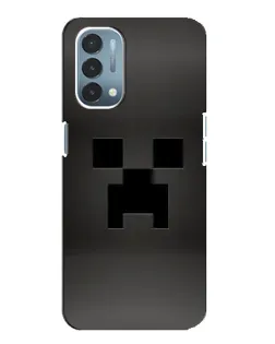 Чехол для OnePlus Nord N200 5G (DE211) с картинкой «Черный крипер градиент»