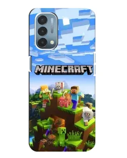 Чехол для OnePlus Nord N200 5G (DE211) с картинкой «Minecraft классический мир»