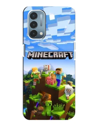 Чехол для OnePlus Nord N200 5G (DE211) с картинкой «Minecraft классический мир» Чехол для OnePlus Nord N200 5G (DE211) с картинкой «Minecraft классический мир»