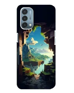 Чехол для OnePlus Nord N200 5G (DE211) с картинкой «Вид из пещеры»