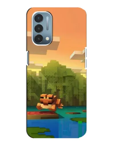 Чехол для OnePlus Nord N200 5G (DE211) с картинкой «Майнкрафт закат солнца» Чехол для OnePlus Nord N200 5G (DE211) с картинкой «Майнкрафт закат солнца»
