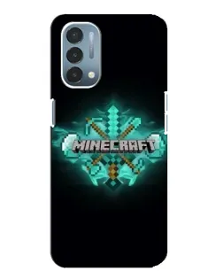 Чехол для OnePlus Nord N200 5G (DE211) с картинкой «Minecraft Diamond лого»