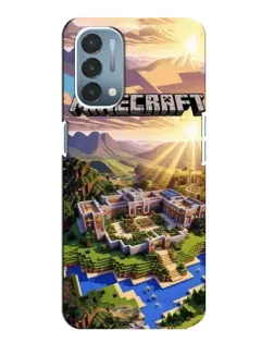 Чехол для OnePlus Nord N200 5G (DE211) с картинкой «Minecraft панорама»