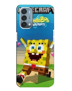 Чохол для OnePlus Nord N200 5G (DE211) з картинкою «Губка Боб Minecraft»