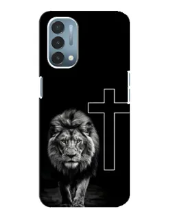 Чехол для OnePlus Nord N200 5G (DE211) с картинкой «Лев и Крест» Чехол для OnePlus Nord N200 5G (DE211) с картинкой «Лев и Крест»
