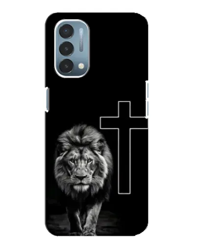 Чехол для OnePlus Nord N200 5G (DE211) с картинкой «Лев и Крест»