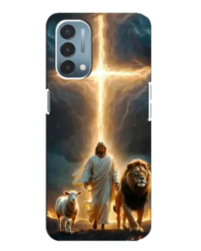 Чехол для OnePlus Nord N200 5G (DE211) с картинкой «Лев Иуды и Свет»