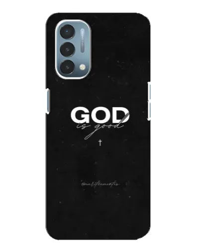 Чехол для OnePlus Nord N200 5G (DE211) с картинкой «GOD — Бог над всем»