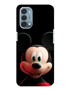 Чехол для OnePlus Nord N200 5G (DE211) с картинкой «Улыбающийся Микки Маус»
