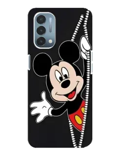 Чехол для OnePlus Nord N200 5G (DE211) с картинкой «Микки раздвигает стены»