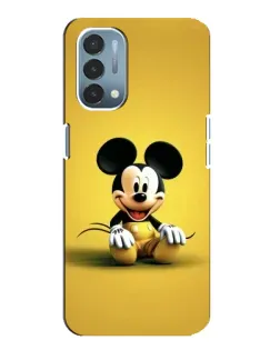 Чехол для OnePlus Nord N200 5G (DE211) с картинкой «Микки на желтом»
