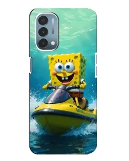 Чехол для OnePlus Nord N200 5G (DE211) с картинкой «Спанч Боб на гидроцикле» Чехол для OnePlus Nord N200 5G (DE211) с картинкой «Спанч Боб на гидроцикле»