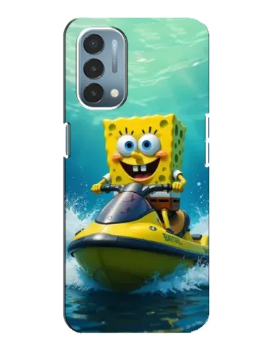 Чехол для OnePlus Nord N200 5G (DE211) с картинкой «Спанч Боб на гидроцикле» Чехол для OnePlus Nord N200 5G (DE211) с картинкой «Спанч Боб на гидроцикле»