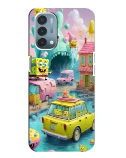Чехол для OnePlus Nord N200 5G (DE211) с картинкой «Монстр-трак приключения»