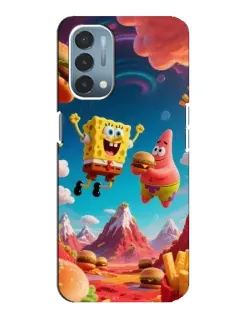 Чехол для OnePlus Nord N200 5G (DE211) с картинкой «Космический фастфуд»