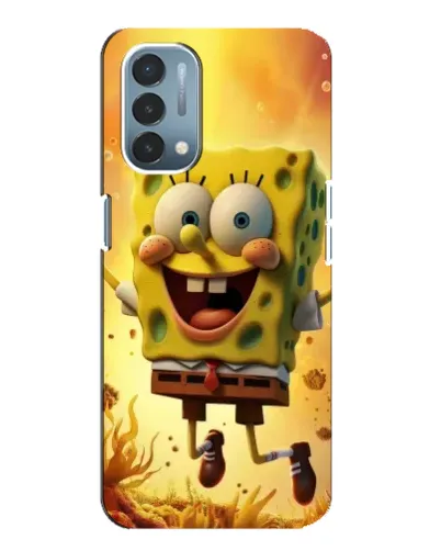 Чехол для OnePlus Nord N200 5G (DE211) с картинкой «Губка Боб прыгает» Чехол для OnePlus Nord N200 5G (DE211) с картинкой «Губка Боб прыгает»