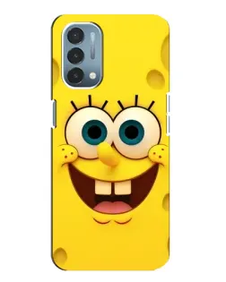 Чехол для OnePlus Nord N200 5G (DE211) с картинкой «Губка Боб улыбка»