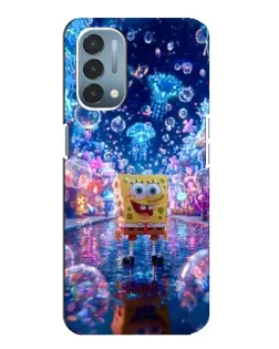 Чехол для OnePlus Nord N200 5G (DE211) с картинкой «Неоновый океан»