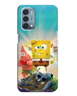 Чехол для OnePlus Nord N200 5G (DE211) с картинкой «Спанч Боб победитель»
