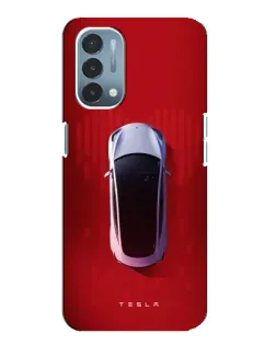 Чехол для OnePlus Nord N200 5G (DE211) с картинкой «Tesla Top View» Чехол для OnePlus Nord N200 5G (DE211) с картинкой «Tesla Top View»