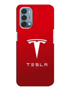 Чехол для OnePlus Nord N200 5G (DE211) с картинкой «Tesla Red Classic» Чехол для OnePlus Nord N200 5G (DE211) с картинкой «Tesla Red Classic»