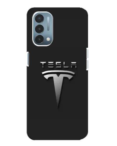 Чехол для OnePlus Nord N200 5G (DE211) с картинкой «Стальной логотип Tesla»