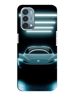 Чохол для OnePlus Nord N200 5G (DE211) з картинкою «Tesla в неоні» Чохол для OnePlus Nord N200 5G (DE211) з картинкою «Tesla в неоні»