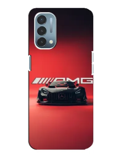 Чехол для OnePlus Nord N200 5G (DE211) с картинкой «Mercedes AMG — красная линия»
