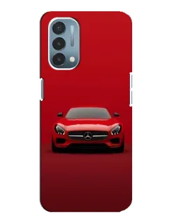 Чехол для OnePlus Nord N200 5G (DE211) с картинкой «Красный Mercedes AMG»