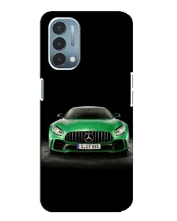 Чехол для OnePlus Nord N200 5G (DE211) с картинкой «Mercedes — неоновый лого»