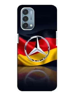 Чехол для OnePlus Nord N200 5G (DE211) с картинкой «Mercedes — флаг Германии»