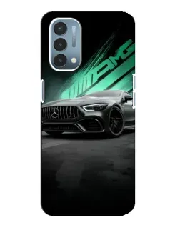 Чехол для OnePlus Nord N200 5G (DE211) с картинкой «Темный Mercedes AMG»