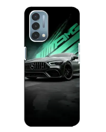 Чехол для OnePlus Nord N200 5G (DE211) с картинкой «Темный Mercedes AMG»