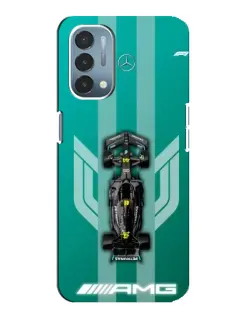 Чехол для OnePlus Nord N200 5G (DE211) с картинкой «Mercedes AMG Petronas»