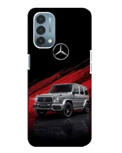 Чехол для OnePlus Nord N200 5G (DE211) с картинкой «Mercedes G-Class красный»