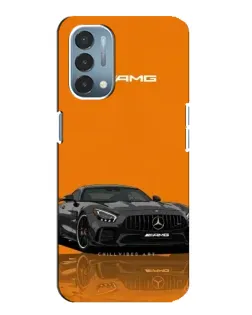 Чехол для OnePlus Nord N200 5G (DE211) с картинкой «Оранжевый Mercedes AMG»